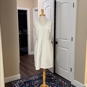 J. Crew Cream Midi Dress